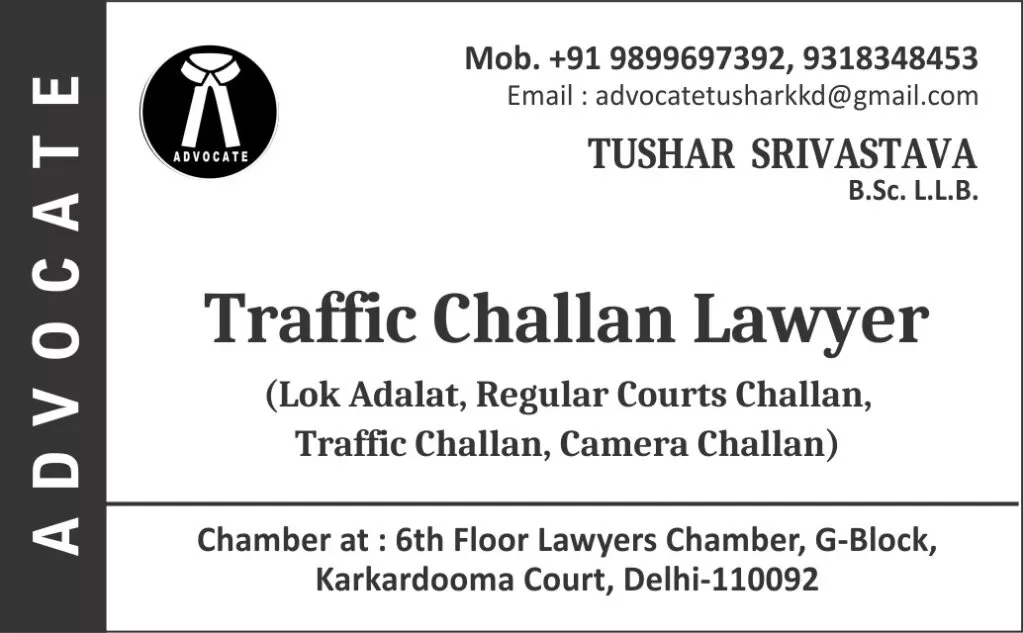 traffic lawyer for contesting traffic challan in delhi