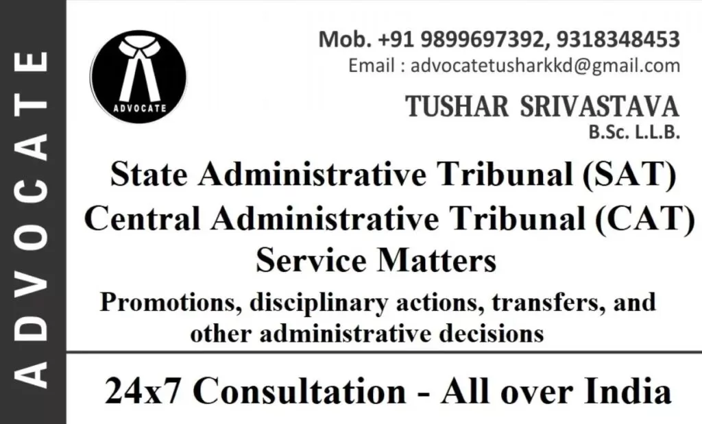 Advocate Tushar Srivastava is the Best Lawyer for Service Matters in Delhi because of his proficiency and years of experience in employment and labor laws.